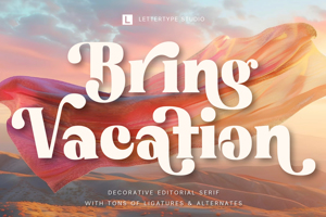 Related font Bring Vacation