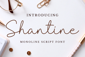 Related font Shantine