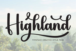 Related font Highland