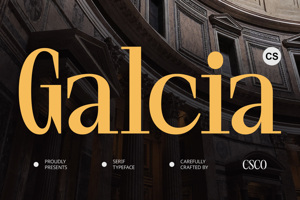 Related font CS Galcia