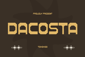 Related font Dacosta