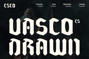 Related font CS Vasco Drawn