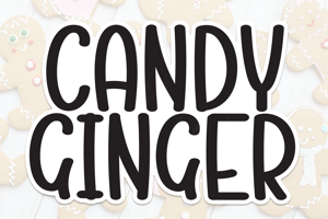Related font Candy Ginger