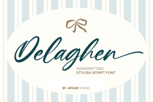 Related font Delaghen