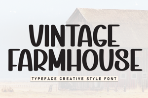 Related font Vintage Farmhouse