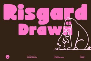 Related font CS Risgard Drawn