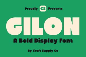 Related font CS Gilon