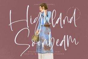 Related font Highland Soonbeam VERSION