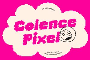 Related font Colence Pixel