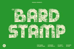 Related font CS Bard Stamp