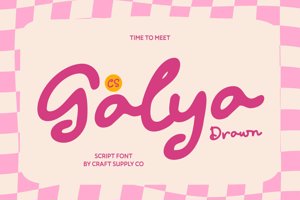 Related font CS Galya Drawn