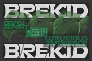 Related font Brekid