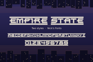 Related font Empire State