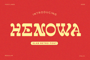 Related font Henowa