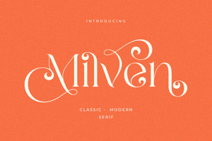 Related font Milven