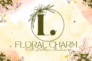 Floral Charm Monogram
