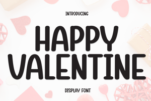 Related font Happy Valentine
