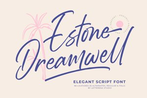 Related font Estone Dreamwell VERSION