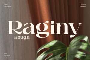 Related font Raginy Rough