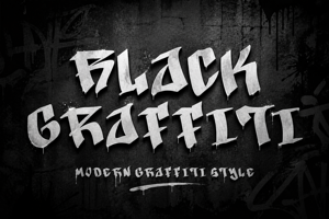 Related font Black Graffiti