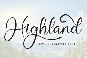 Related font Highland