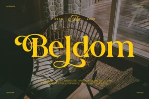 Related font Beldom