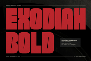 Related font Exodiah