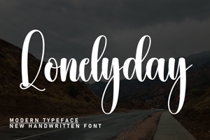 Related font Lonelyday