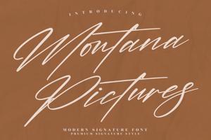 Related font Montana Pictures