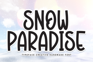 Related font Snow Paradise