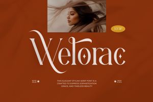 Related font Welorac