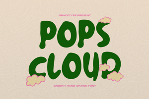 Related font Pops Cloud