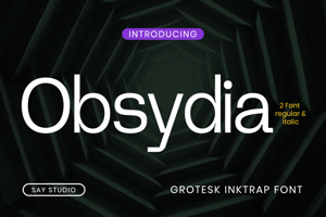 Related font Obsydia