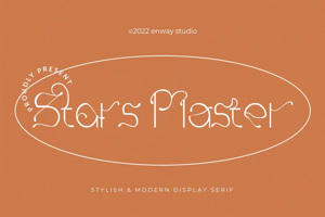 Stars Master Display Sans Serif Fonts