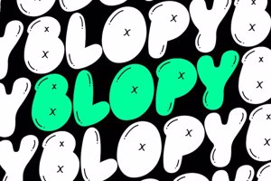 Blopy Font