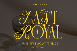 Related font Last Royal