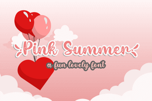 Pink Summer Font
