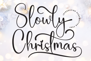 Related font Slowly Christmas