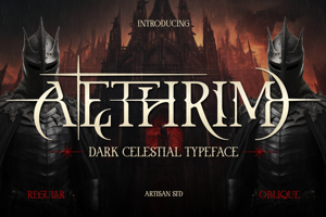 Related font Aethrim