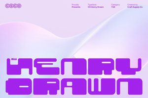 Related font CS Henry Drawn