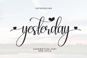 Related font Yesterday