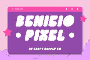 Related font Benicio Pixel