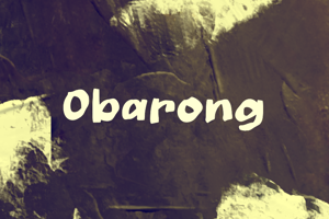 Related font Obarong