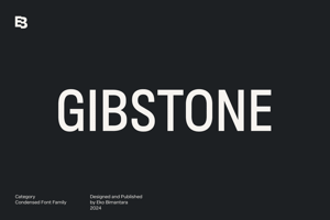 Related font Gibstone