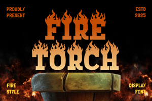 Related font Fire Torch