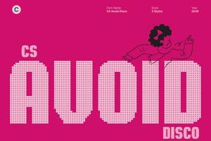 Related font CS Avoid Disco