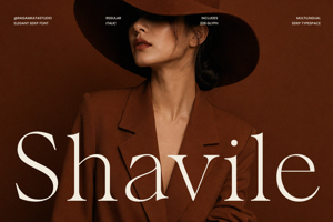 Related font Shavile