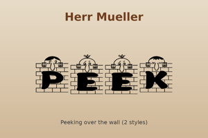 Related font Herr Mueller