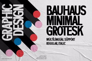 Related font BAUHAUS