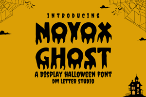 Related font Novox Ghost